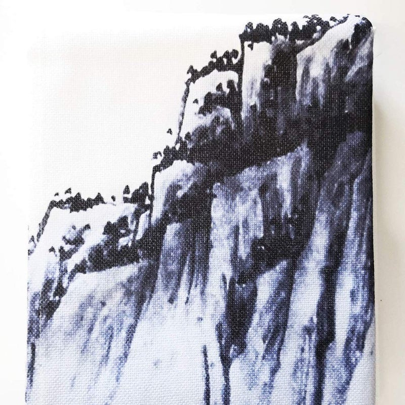 Ofat Home Chinese Traditional Ink Painting Doorway Curtain, Marvelous Mountain Tapestry for Wall Hanging, Japanese Noren Bedroom Partition Kithchen Divider Bathroom Door Decor, 33.5"x 59" - Image 3